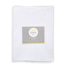 Baby Cot Fitted Sheet Twin Pack - White