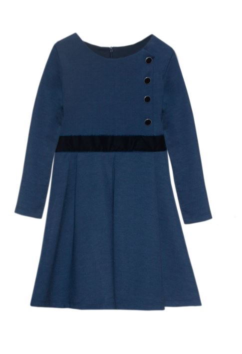 Knit Dress - Gentian Blue