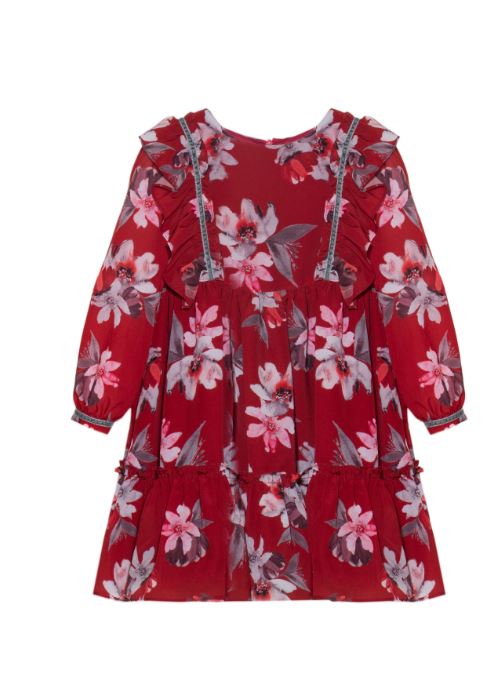 Floral Dress - Red Flower