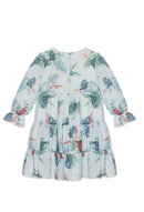 Print Dress - Blue Jacinto