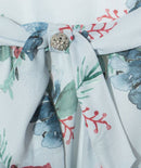 Print Dress - Blue Jacinto