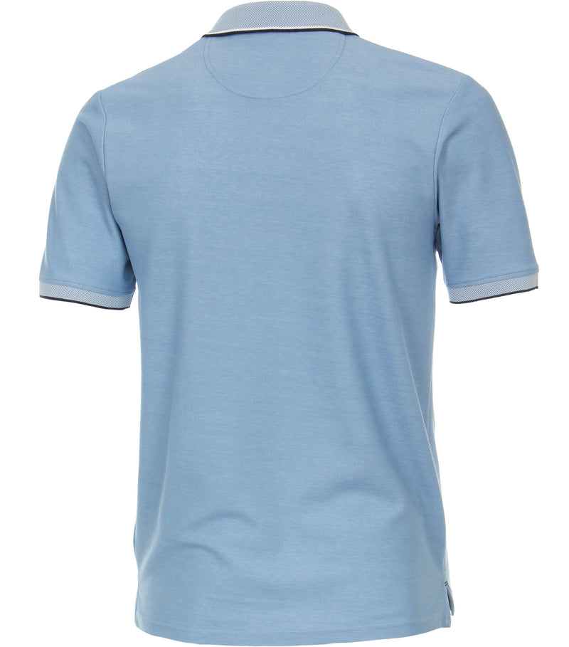 Short Sleeve Polo Shirt - Light Blue