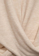 Soft Shirt Twist Hem - Almond Cream