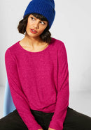 Soft Shirt Twist Hem - Raspberry Pink