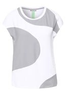 Colorblock Shirt - White