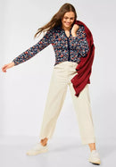 Small Flower Aop Tunic - Deep Blue