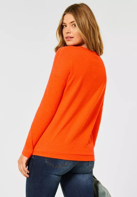 Doubleface Shape Shirt - Paprika Orange