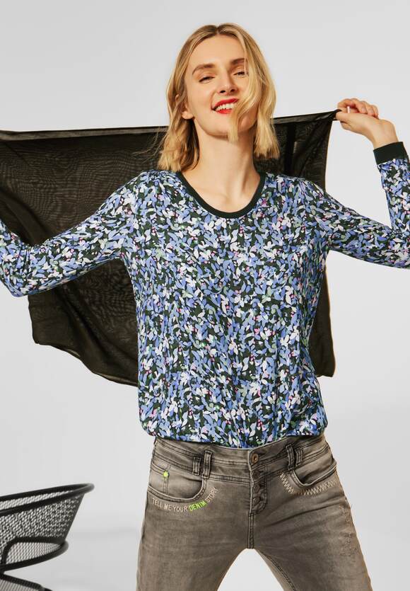 Printed Shirt - Dark Vintage Blue