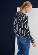 Structure Dessin Jacket - Deep Blue