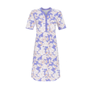 Button Planket Nightdress - Blue