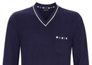 V Neck Pyjama - Marine