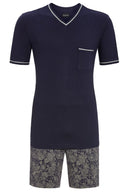 V Neck Shorty - Dark Navy