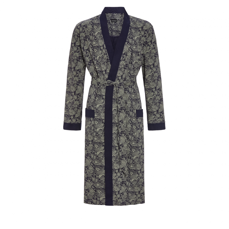 Belted Dressing Gown - Dark Navy