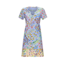 Border Dress - Azure