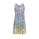 V Neck Sleeveless Nightdress - Azure