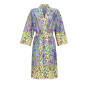 3/4 Sleeve Wrap Coat - Azure