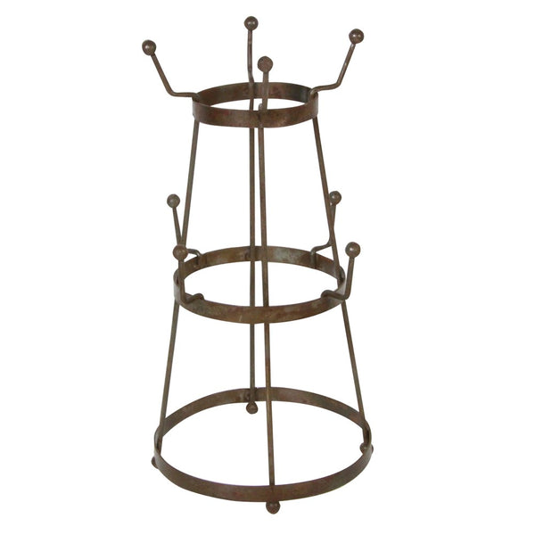 Brown Metal Mug Tree