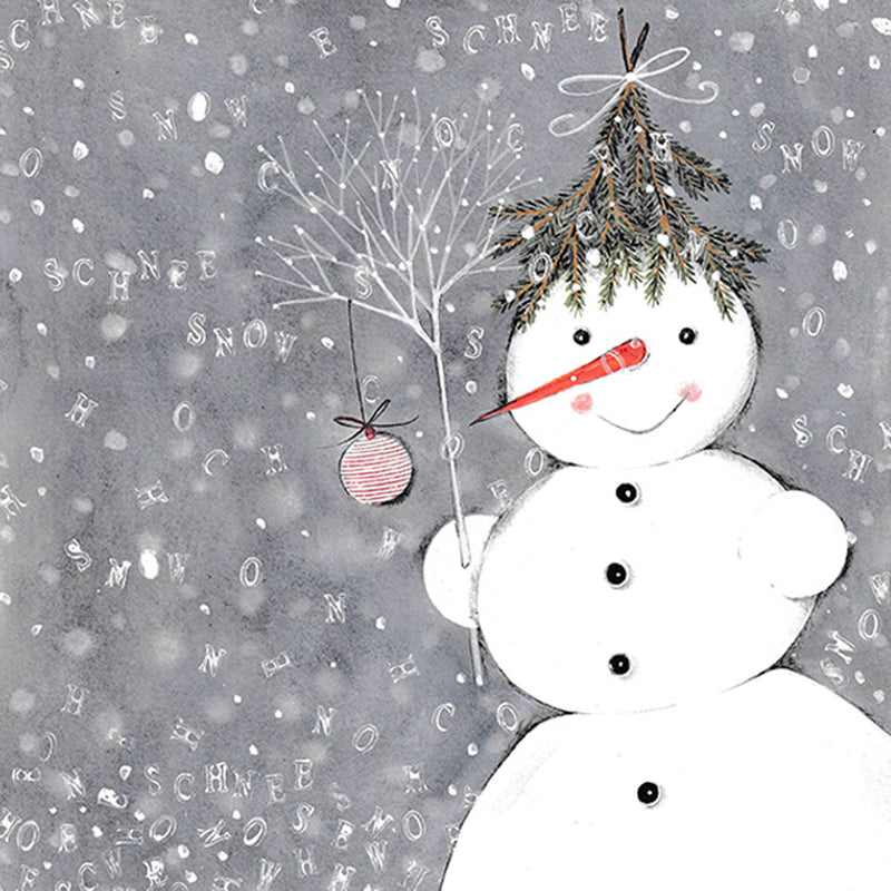 20 Paper Napkin - Mister Snowman