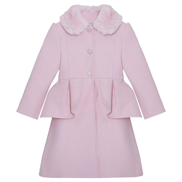 Woven Coat - Pale Pink