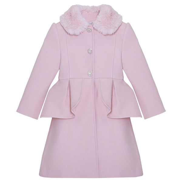 Woven Coat - Pale Pink