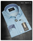 Button Down Print Shirt