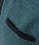 Contrast Collar 1/2 Zip Jumper - Light Hydro