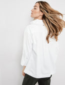 NOS 3/4 Sleeve Blouse - White