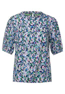 Ruffled Neck Blouse - Pearl Rose