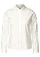 Solid Blouse - Vanilla White