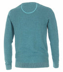 Plain Crew Neck Jumper - Red Clay