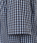 Comfort Fit Button Down Check Shirt - Tangarine