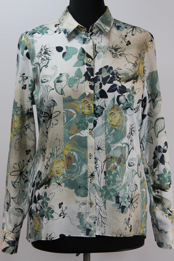 Print Blouse - Khaki