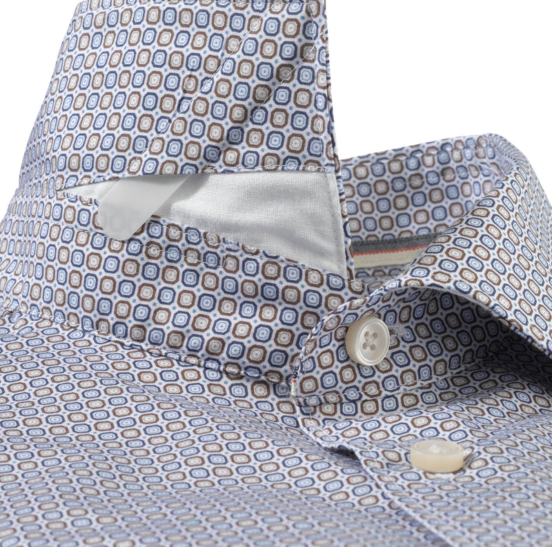 Smart Business Body Fit Shirt - Caramel