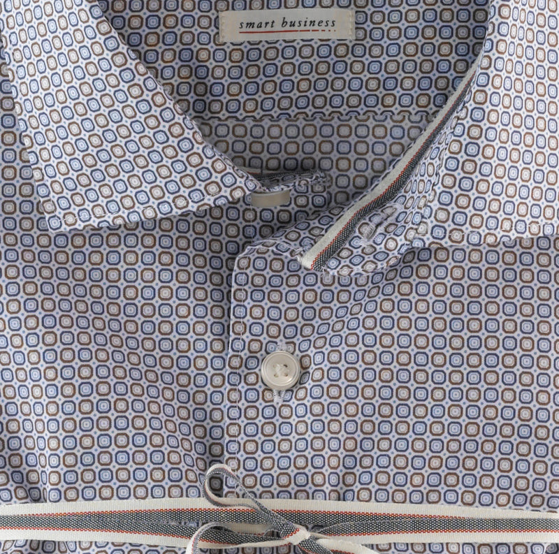 Smart Business Body Fit Shirt - Caramel