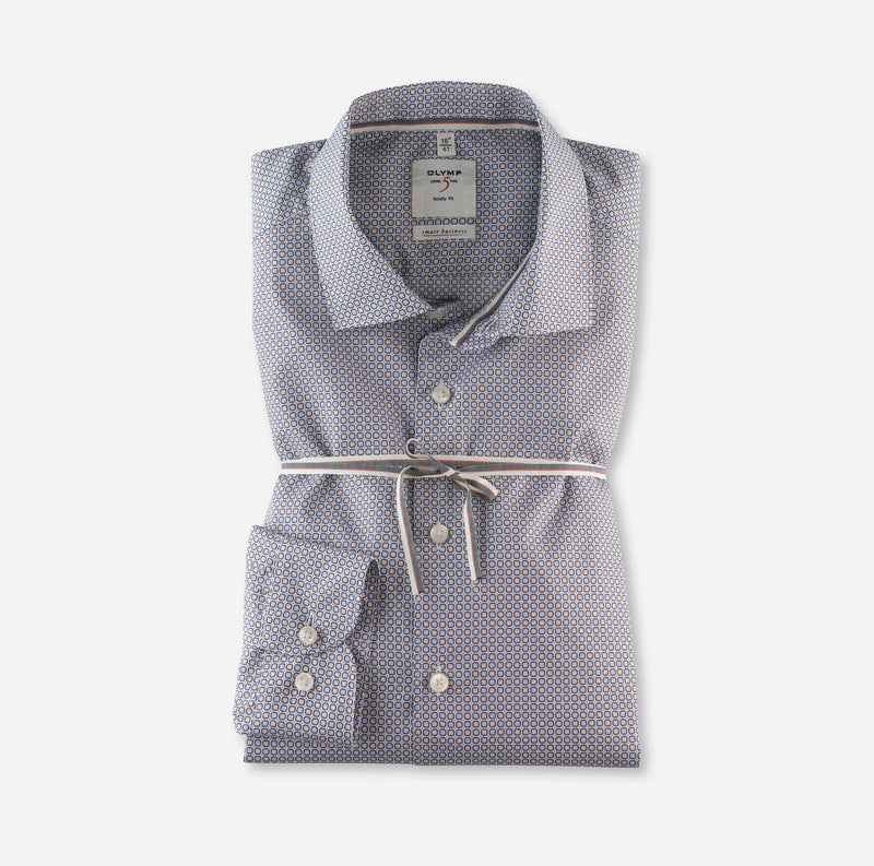 Smart Business Body Fit Shirt - Caramel