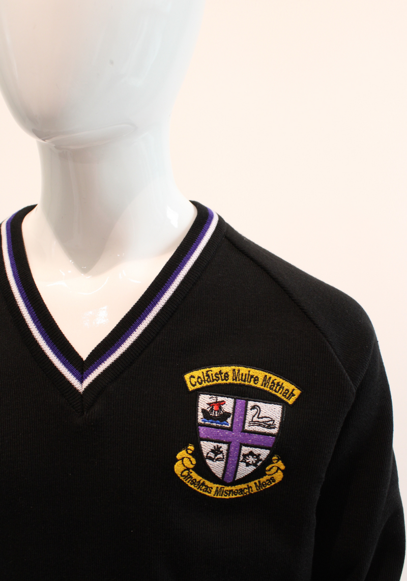 Cotton Acrylic Jumper - Black