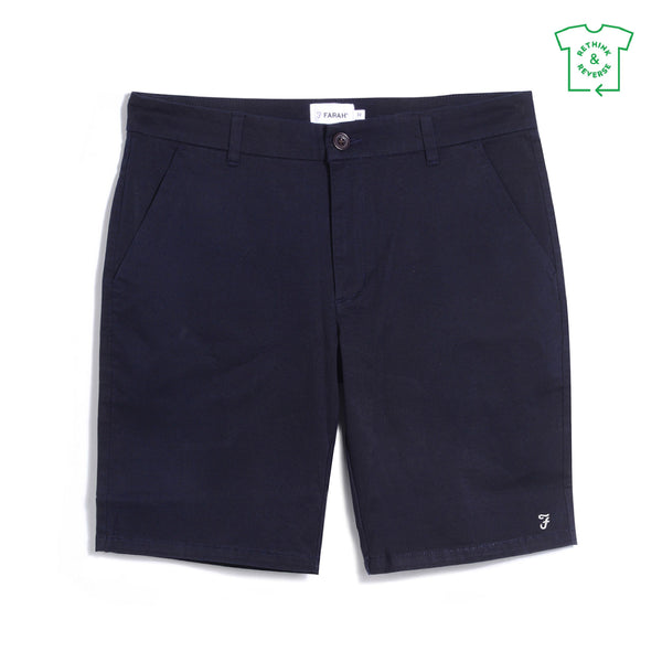 Bassett Twill Shorts - True Navy