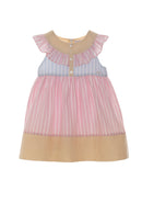 Woven Dress - Pink Stripes