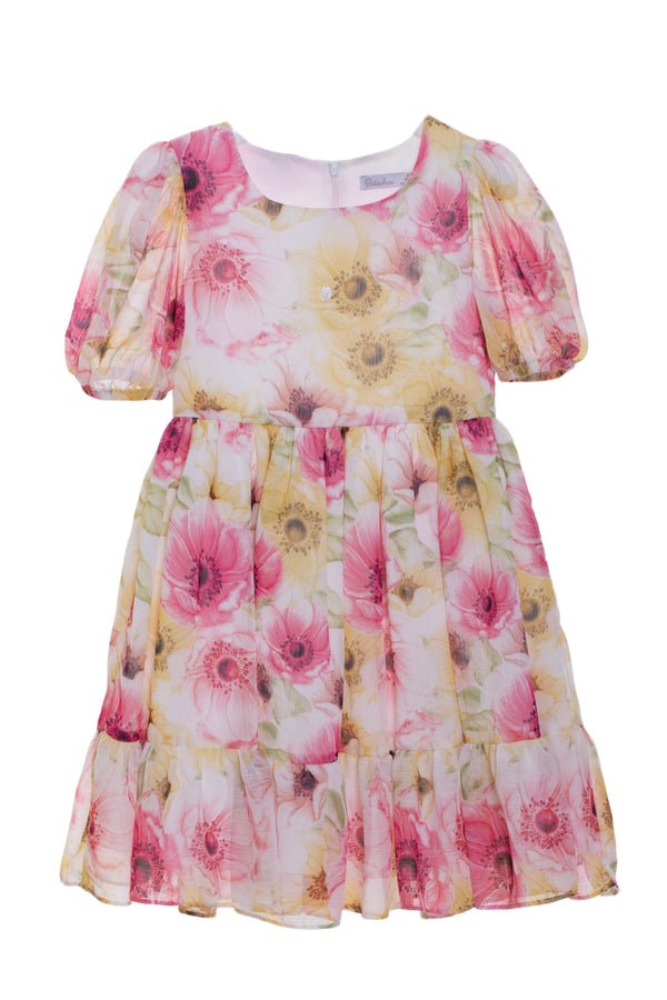 Woven Dress - Poppy Print
