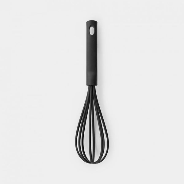 Black Line Whisk Large Non-Stick Black