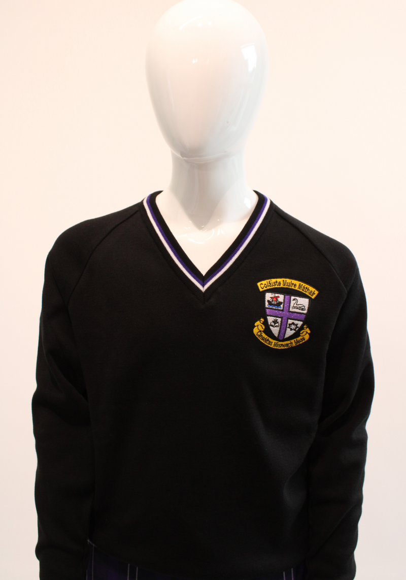 Cotton Acrylic Jumper - Black