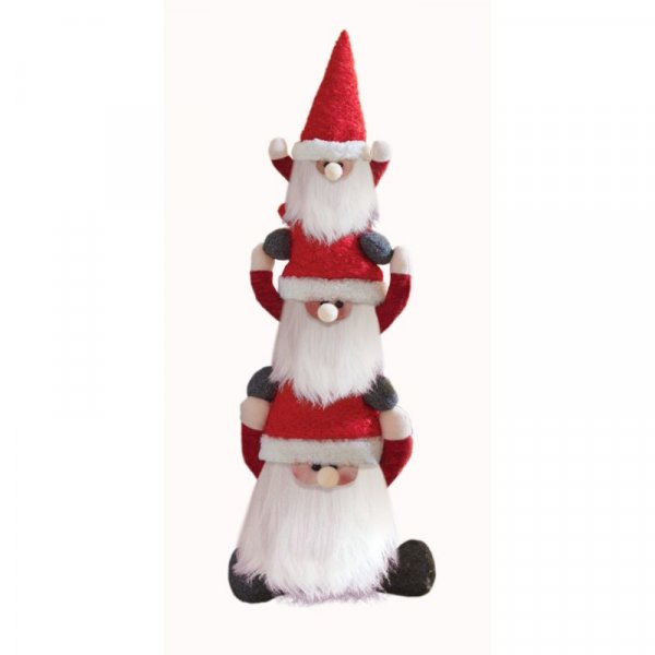 Santa Trio Plush Stack