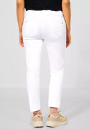 Yulius Double Button Trouser - White