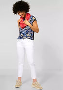 Yulius Double Button Trouser - White