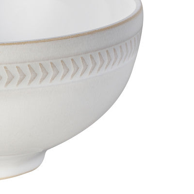 Textured Rice Bowl Natural Canvas Textured Rice Bowl