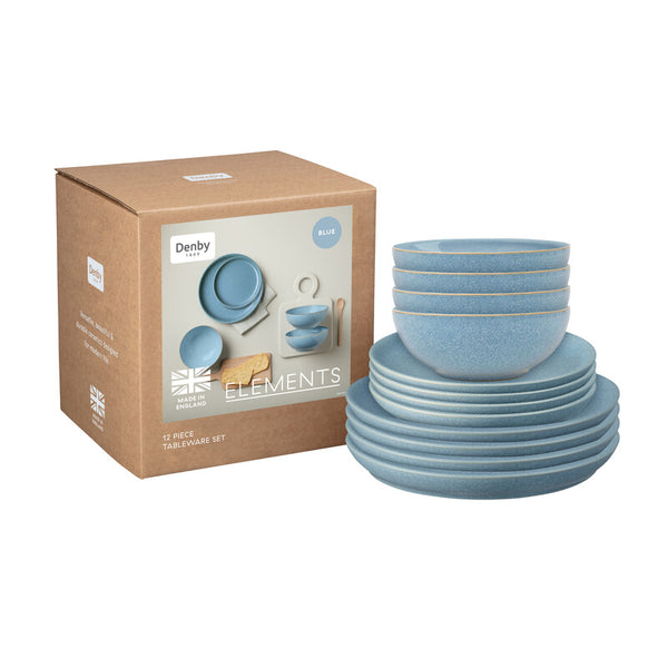 Elements Blue Coupe 12 Piece Box Set