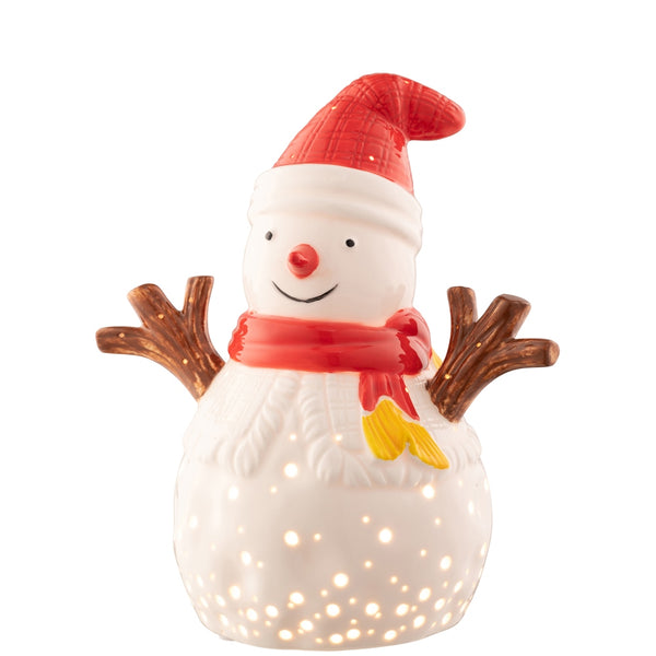 Festive Snowman Luminaire