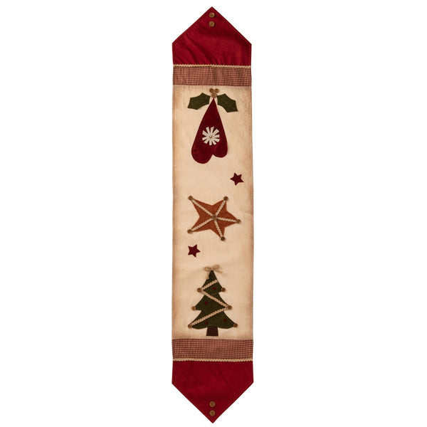 Applique Christmas Table Runner