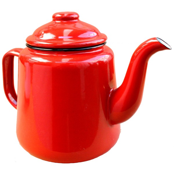 Enamel Teapot Red 14cm