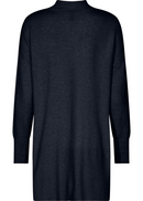 Dollie Loose Cardigan - Navy Melange